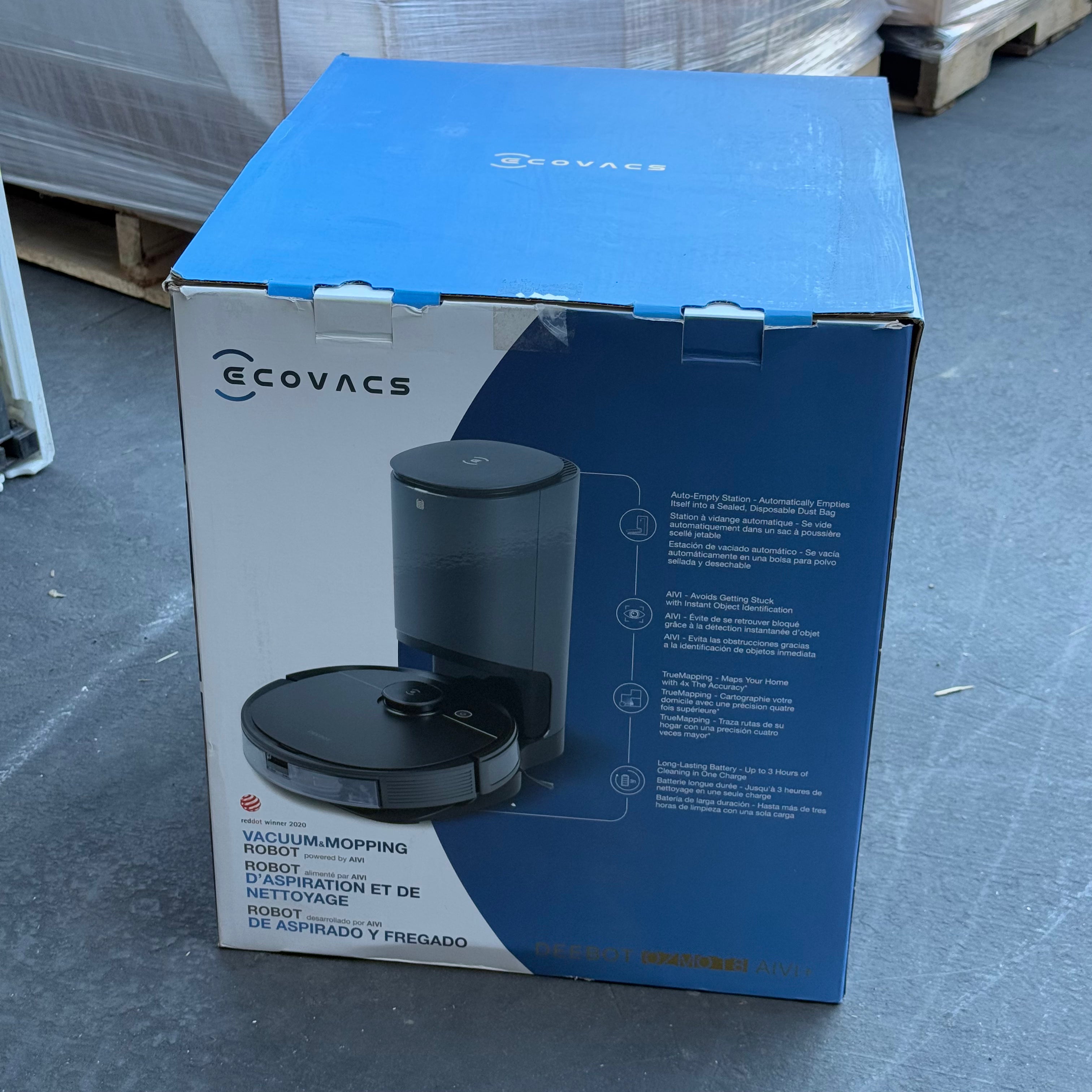 ECOVACS T8 VAC AIVI + MOP (Used) ECOVACS T8 VAC AIVI + MOP (Used)